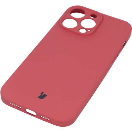 Etui Bizon Case Silicone do iPhone 14 Pro Max, brudny róż