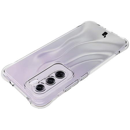 Elastyczne etui Bizon Case Salpa do Oppo Reno 12 Pro, przezroczyste