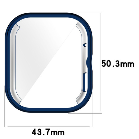 Etui Bizon Case Watch Felipe do Xiaomi Redmi Watch 4, niebieskie