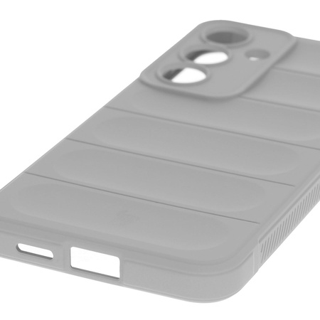 Pancerne etui Bizon Case Tur do Galaxy S25 Plus, jasnoszare