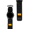 Sportowy pasek do zegarka Bizon Strap Watch Adventure do Galaxy Watch 22mm, czarny