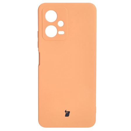 Etui Bizon Case Silicone Sq do Xiaomi POCO X5, Redmi Note 12 5G, pomarańczowe