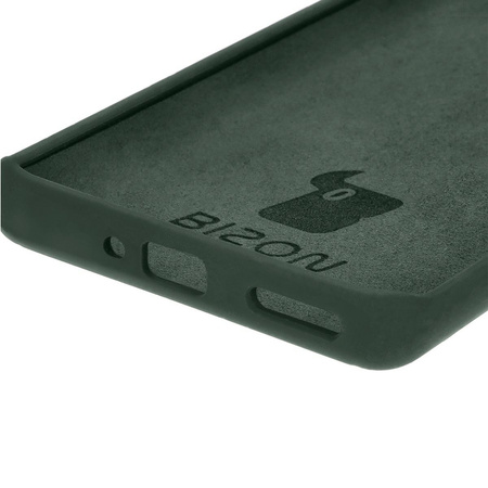 Silikonowe etui Bizon Soft Case do OnePlus 12, ciemnozielone