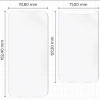 Folia hydrożelowa na tył i przód Bizon Glass Hydrogel Pack do iPhone Air