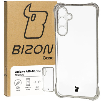 Elastyczne etui Bizon Case Salpa do Galaxy A16 4G/5G, przezroczyste