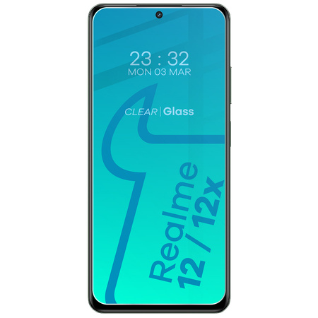 Etui + 2x szkło hartowane Bizon Case Clear Pack do Realme 12 / 12x