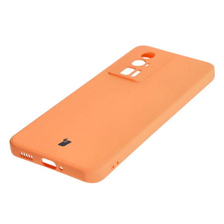 Etui Bizon Case Silicone Sq do Xiaomi Poco F5 Pro, pomarańczowe
