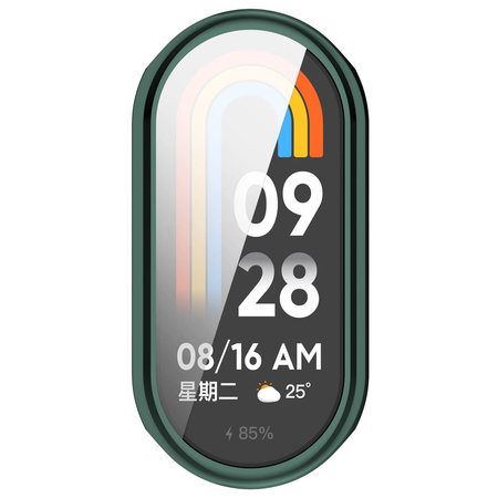 Etui Bizon Case Watch Felipe do Xiaomi Smart Band 9, zielone