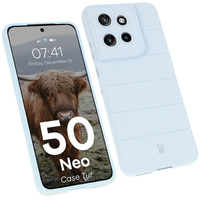 Pancerne etui Bizon Case Tur do Motorola Edge 50 Neo, jasnoniebieskie