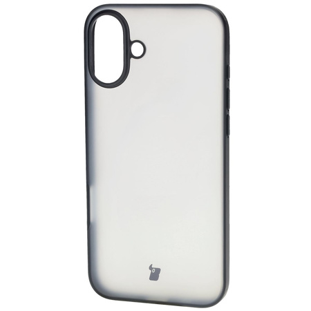 Etui Bizon Case Angelo do iPhone 16 Plus, półprzezroczyste z czarną ramką