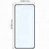 Szkło hartowane Bizon Glass Edge 3D do OnePlus 13, czarna ramka