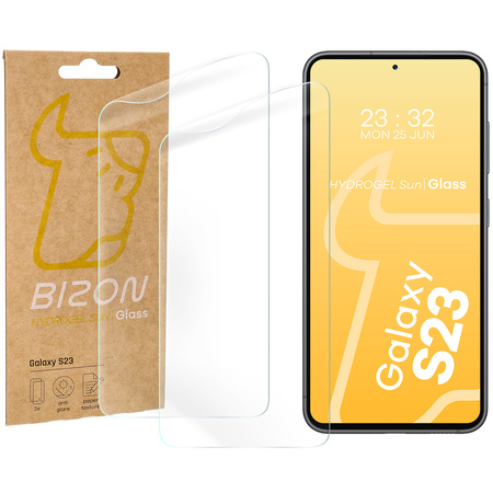 Folia matowa Bizon Glass Film Sun Duo do Galaxy S23, 2 sztuki