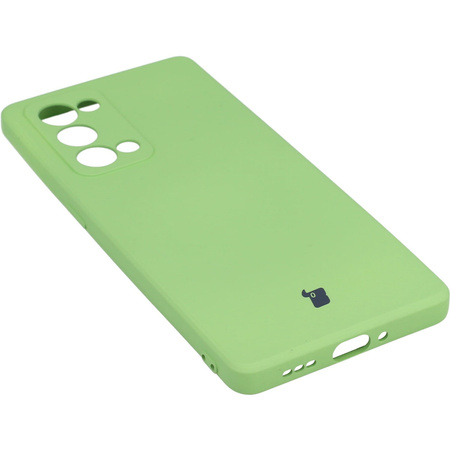 Etui Bizon Case Silicone do Oppo Reno 6 Pro, jasnozielone