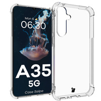Elastyczne etui Bizon Case Salpa do Galaxy A35 5G, przezroczyste