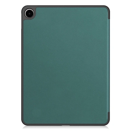 Etui z klapką Bizon Case Tab Croc do OnePlus Pad Go 2 / Oppo Pad Air5, ciemnozielone