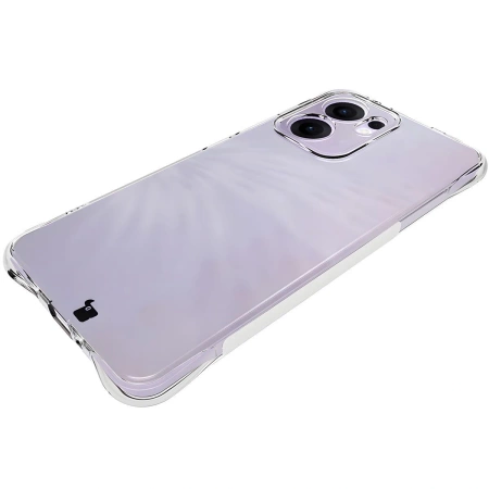 Elastyczne etui + 2x szkło hartowane Bizon Case Clear Pack do Oppo Reno13 F