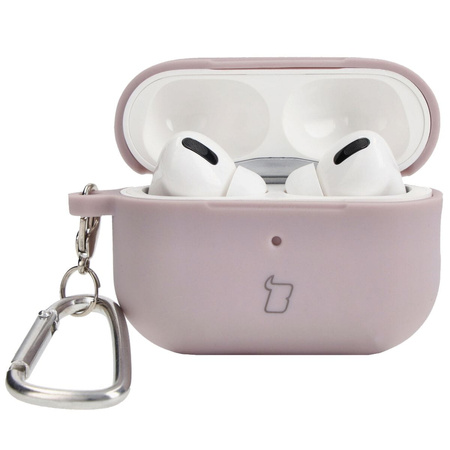 Etui Bizon Case Headphone Silicone do AirPods Pro 2, lawendowe