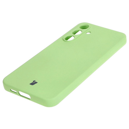Etui Bizon Case Silicone do Galaxy A55 5G, jasnozielone