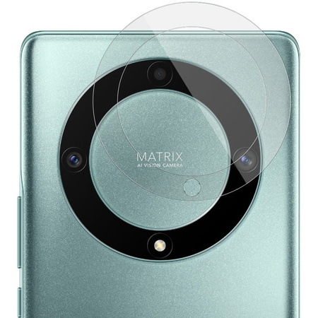 Szkło na aparat Bizon Glass Lens do Honor Magic5 Lite, 2 sztuki