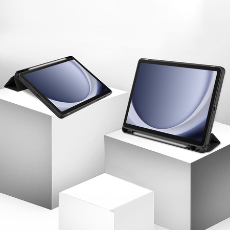 Etui Bizon Case Tab Lizard do Galaxy Tab A9 Plus, czarne