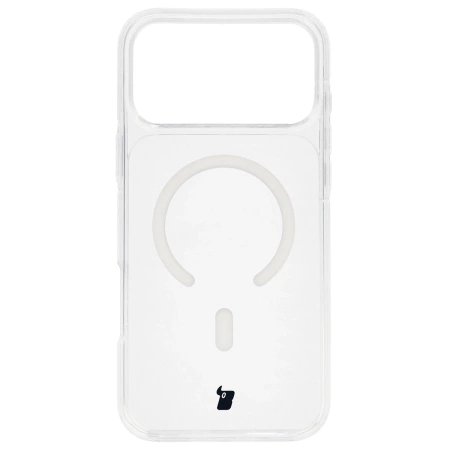 Etui z pierścieniem magnetycznym Bizon Case CrystalO do iPhone 17 Pro Max, przezroczyste