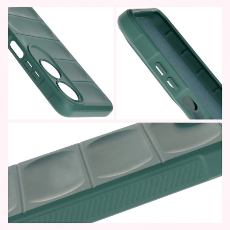 Pancerne etui Bizon Case Tur do Oppo A60 4G, ciemnozielone