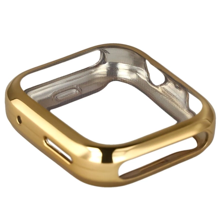 Etui z osłoną ekranu Bizon Case Watch Felipe do Huawei Watch Fit 4, złote