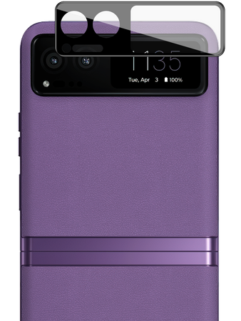 Szkło na aparat Bizon Glass Silk Lens do Motorola Razr 40, 2 sztuki