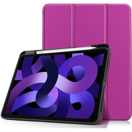 Etui Bizon Case Tab Lizard do Apple iPad Air 5 / Air 4, fuksja