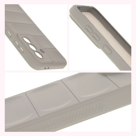 Pancerne etui Bizon Case Tur do Galaxy A36 5G / Galaxy A56 5G, jasnoszare