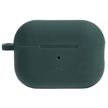 Etui Bizon Case Headphone Silicone do AirPods Pro 2, ciemnozielone