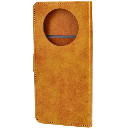 Etui z klapką Bizon Case Pocket do Realme 11 Pro / 11 Pro+, brązowe