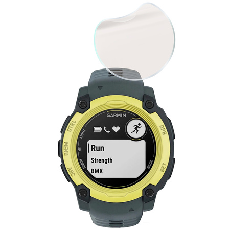 Folia matowa Bizon Glass Watch Film Sun Duo do Garmin Instinct E 40 mm, 2 sztuki
