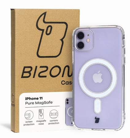 Etui Bizon Case Pure Magnetic do Apple iPhone 11, przezroczyste