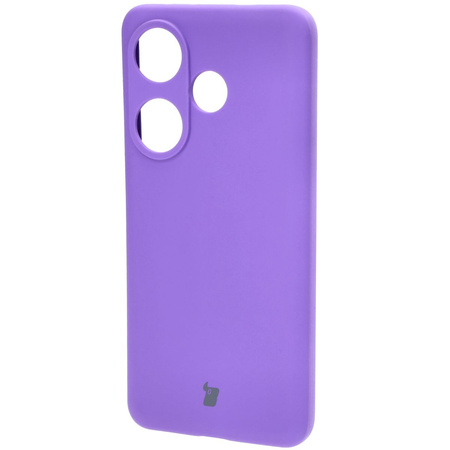 Silikonowe etui Bizon Soft Case do Xiaomi Poco F6, fioletowe