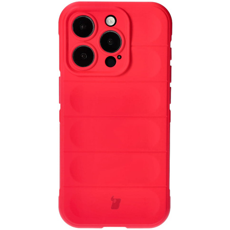 Pancerne etui Bizon Case Tur do iPhone 15 Pro, czerwone