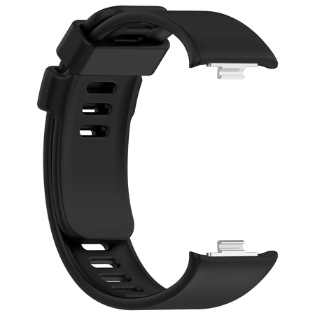 Pasek Bizon Strap Watch Silicone B do Redmi Watch 4 / Xiaomi Smart Band 9 Pro / 8 Pro, czarny