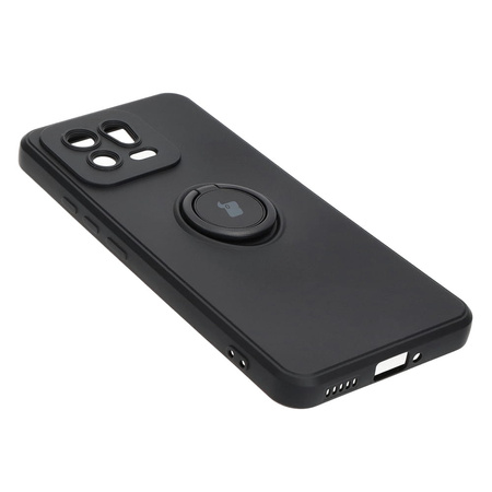 Etui Bizon Case Silicone Ring Sq do Xiaomi 13, czarne
