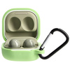 Etui Bizon Case Headphone Silicone do Galaxy Buds Live / Pro / Buds2 / Buds2 Pro / Buds FE, zielone