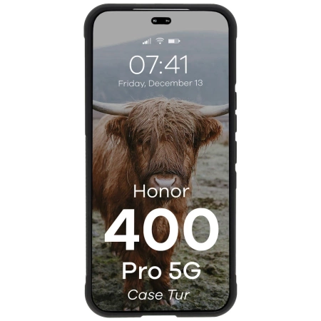 Pancerne etui Bizon Case Tur do Honor 400 Pro, czarne