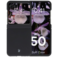 Silikonowe etui Bizon Soft Case do Motorola Razr 50, czarne
