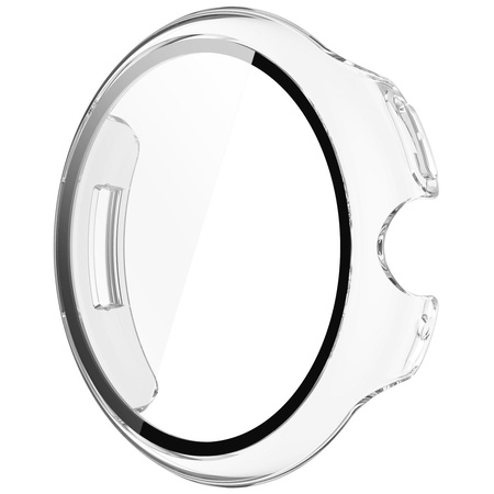 Etui ze szkłem do zegarka Bizon Case+Glass Watch do Google Pixel Watch 3 41mm, przeźroczyste