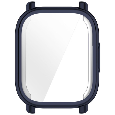 Etui z osłoną ekranu Bizon Case Watch Felipe do Xiaomi Redmi Watch 5 Active, niebieskie