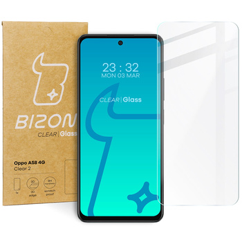 Szkło hartowane Bizon Glass Clear 2 do Oppo A58 4G