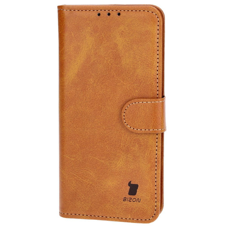 Etui z klapką Bizon Case Pocket do Google Pixel 8, brązowe