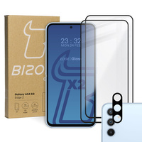 2x Szkło + szybka na aparat Bizon Edge 2 Pack do Galaxy A54 5G