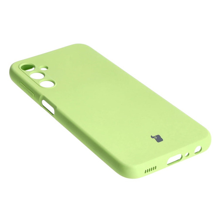 Etui Bizon Case Silicone do Samsung Galaxy A24 4G, jasnozielone