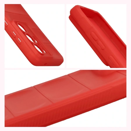 Pancerne etui Bizon Case Tur do Galaxy S26 Ultra, czerwone