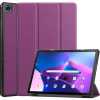 Etui Bizon Case Tab Croc do Lenovo Tab M10 Plus Gen 3, ciemnofioletowe