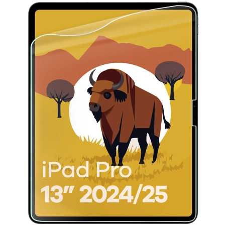 Folia imitująca papier Bizon Film Tab Papirus do iPad Pro 13" 7 gen. 2024, 2 sztuki